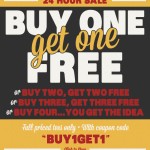 Buy One Get One Free