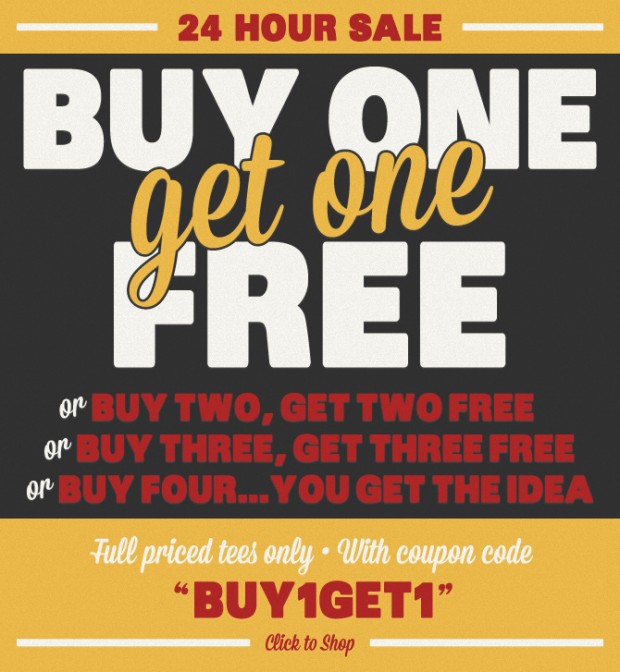 Buy One Get One Free