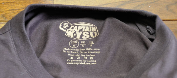 Captain KYSO Printed Tag